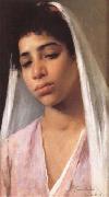 Franz Xaver Kosler Femme fellah egyptienne (mk32) Spain oil painting artist